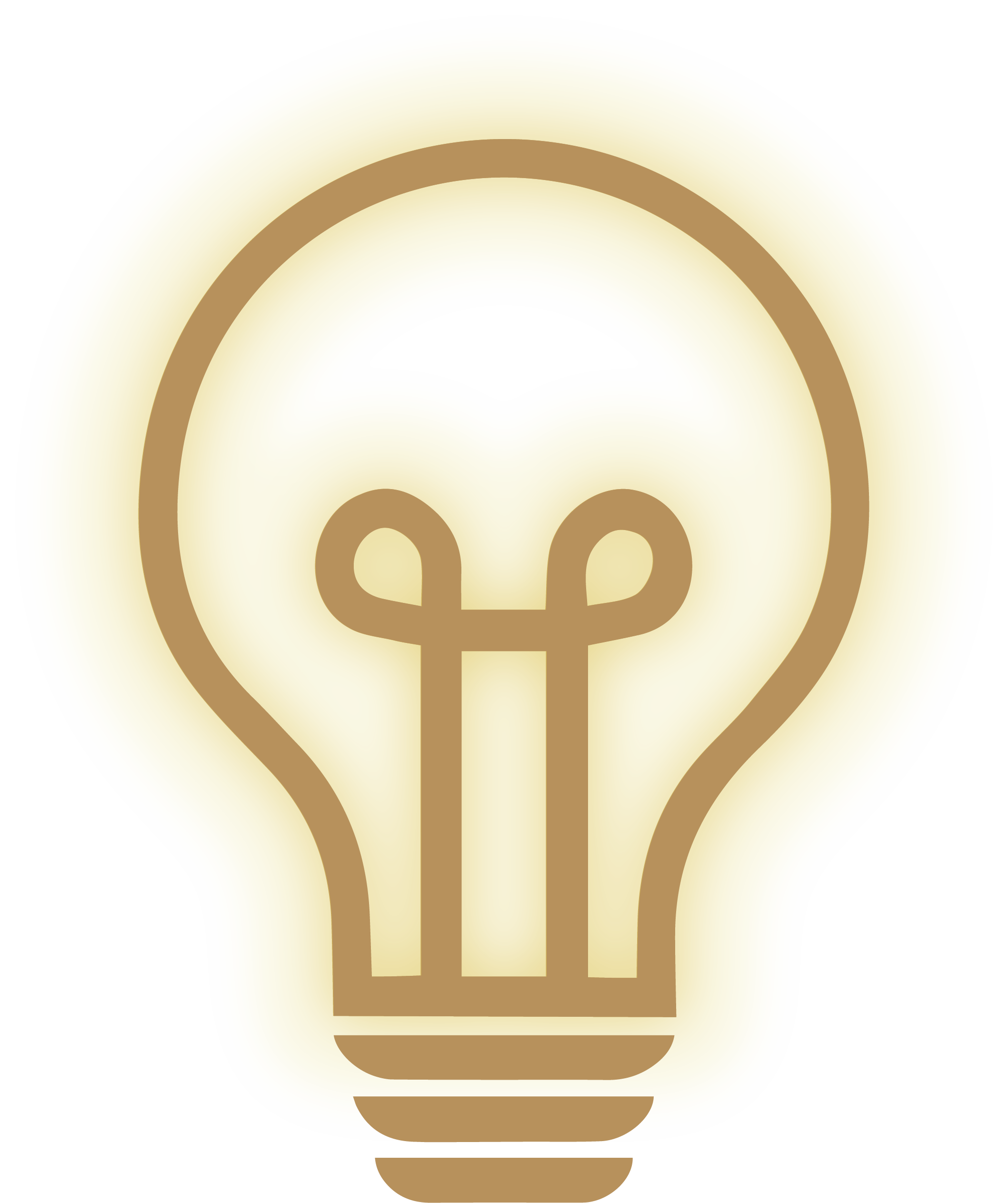 Light bulb turned on